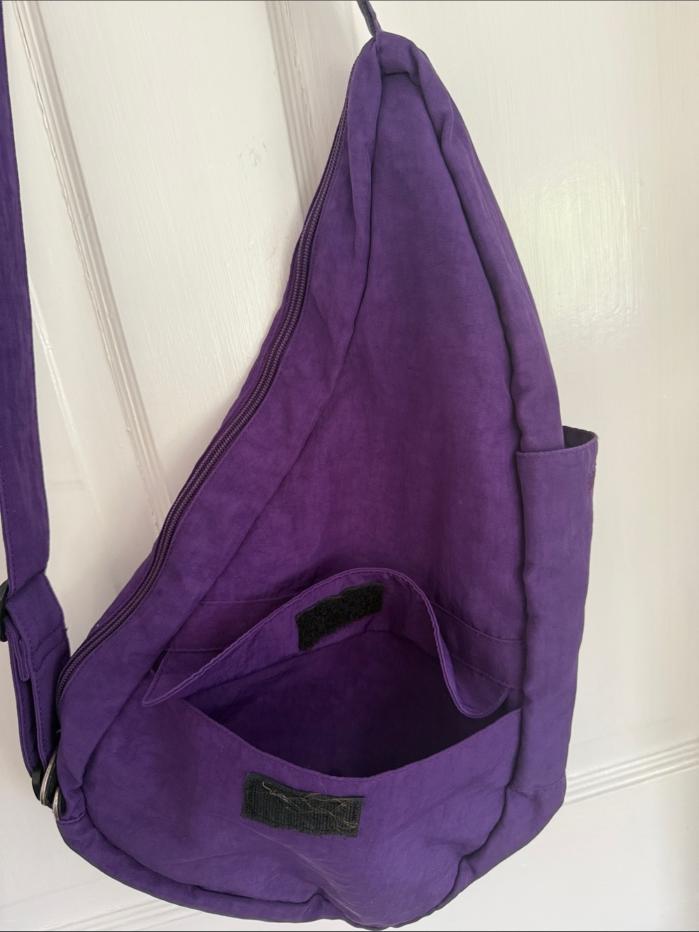 Healthy Back Bag Purple Sling Crossbody Bag - Casual Everyday Style